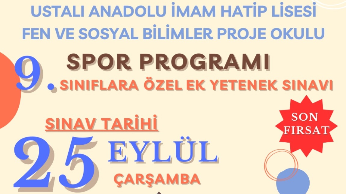 2024-2025 EĞİTİM ÖĞRETİM YILI SPOR PROGRAMI EK YETENEK SINAVI YAPILDI.