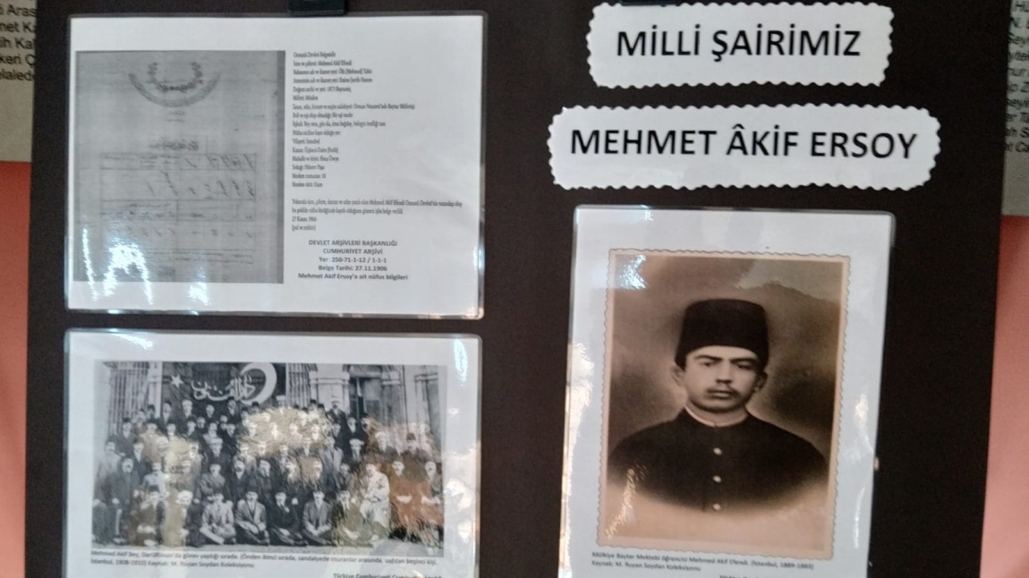 MEHMET ÂKİF ERSOY'UN HAYATI KONULU RESİM SERGİMİZ